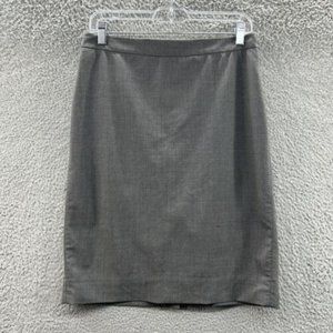 J. Crew Gray Pencil Skirt